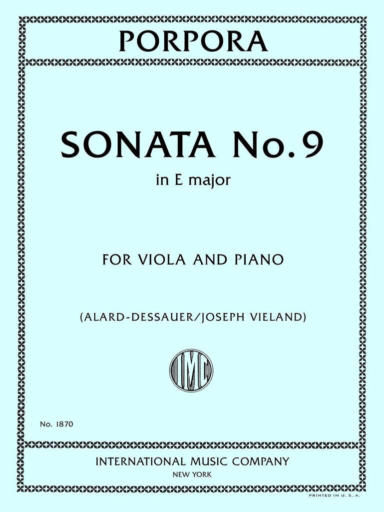 Sonata No.9 E Major